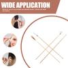 DOITOOL Ear Wax Removal Tool 2 Pcs Ear Cleaning Sticks Bamboo Handle for Gentle Canal Massage and Wax Removal Portable Care Kit for Adults view 2
