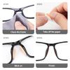 20 Pairs Eyeglass Nose Pads, Soft Foam Nose Pads, Adhesive Anti-Slip Silicone Eyeglass Nose Pads Stick On D Shape for Glasses Eyeglasses Sunglasses(Black Color/1.5mm) view 4