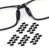 20 Pairs Eyeglass Nose Pads, Soft Foam Nose Pads, Adhesive Anti-Slip Silicone Eyeglass Nose Pads Stick On Water Drop Shape for Glasses Eyeglasses Sunglasses(Black Color/1.5mm) view 1