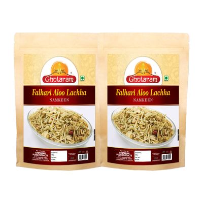 Ghotaram GFP Farali Chiwda, Upwas, Vrat, Fast Mixture Namkeen, Aloo Lachha Mungfali Sabudana Mix, Farali, Falhari Potato Mixture PHALHARI CHIWDA Farsan with Goodness Of Black Pepper-150g*2Pack