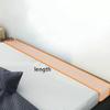 BOMATY Custom Bed Wedge for Bed Sofa, Thick Soft Bed Gap Filler Washable Long Bed Mattress Extender, Bed Sofa Wall Gap Filler for Single Double King Bed view 4