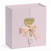 7x7x3 Inch Pink Gift Boxes with Lids, Small Pink Gift Box with Ribbon Card Fancy Gift Wrap Boxes for Anniversary, Bridal Showers, Weddings, Girlfriend, Bridesmaids Gifts, Mother's day view 1