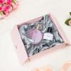 7x7x3 Inch Pink Gift Boxes with Lids, Small Pink Gift Box with Ribbon Card Fancy Gift Wrap Boxes for Anniversary, Bridal Showers, Weddings, Girlfriend, Bridesmaids Gifts, Mother's day view 3