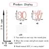 30th Birthday Paper Straw Decor, Happy 30th Birthday Decorations, Hello 30, 30th Anniversary/Birthday Party Drinking Decorative Straws, Cheer 30 Years Old Party Supplies 12 Pieces Rose Gold view 2
