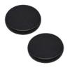 Ciieeo 2pcs Heating Stones for Massage Massaging Rocks hot Stones for Massage Massage stoness Marble Massage Stones Basalt Massage spa Relaxing Black Major hot Back Pain view 1