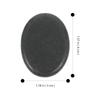 Ciieeo Guasha Massage Stones 6Pcs Massage Stones Hot Massage Stones Essential Hot Stones for Massage Hot Rocks Massage Stones for Relaxing Healing Smooth Natural Massage Stones view 2