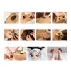 Ciieeo Volcanic Massage Stones Natural Basalt Hot Stone Spa Therapy Set 3.54X2.75X0.98In Smooth Convex Side for Skin Care and Relaxation view 4