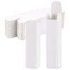 BENECREAT 50 Pack White Lipstick Case 0.8x0.8x3.4 Inch Paper Essential Oil Packaging Box, Lip Gloss Packaging Box for Lipstick Bottle Packaging Gift Makeup Tube Storage view 1