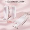 BENECREAT 50 Pack White Lipstick Case 0.8x0.8x3.4 Inch Paper Essential Oil Packaging Box, Lip Gloss Packaging Box for Lipstick Bottle Packaging Gift Makeup Tube Storage view 2