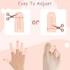 16Pcs Gel Finger Cots with Air Holes, Gel Finger Protectors Finger Covers Protection for Finger Tips, Breathable Finger Covers Finger Caps Gloves Finger Protectors for Wound, Finger Cracking view 3
