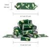 LeZakaa 12PCS Christmas Pull Bows with Ribbon - Green and Gold Style with Reindeer and Bell Design - Perfect for Gift Wrapping, Florist, Bouquet, Basket view 4