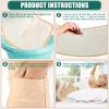 Essential Oil Pack, Reusable Organic Cotton Flannel Essential Oil Wrap with Adjustable Straps, Soft Comfortable Ice/Heat Oil Pack - Less Mess(Essential Oil Not Included) (Khaki O) view 4