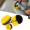 3pcs Drill Cleaning Brush, Power Scrubber Cleaning Brush Kit, for Car, Bathroom, Wooden Floor, Diameter 2" 3.5" 4" view 3