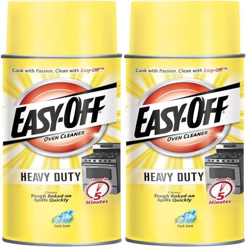 Easy-Off Heavy Duty Oven Cleaner, Regular Scent 14.5 oz Can - Pack of 2