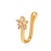 1 Piece Nasal Splint- Fake nasal piercing (Flower 3) view 1