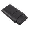 3 Sticks Portable Cigar Case Leather Cigar Humidors Travel Moisturizer Cigar Case Cigar Holder Cigar Accessories Kit Perfect Completed Gift Kit for Men Gifts (Black) view 2