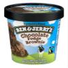 Ben & Jerry's Non-GMO, Cage-Free, Fairtrade Ingredient Ice Cream Pints, Pack of 6 (Chocolate Fudge Brownie) view 1