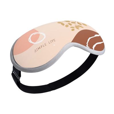 Heated Eye Mask, Cordless Heated Eye Mask,USB Steam Warm Compress for Puffy Eyes, Warm Therapeutic Treatment for Dry Eye (Color : B, Size : 21 * 9cm)