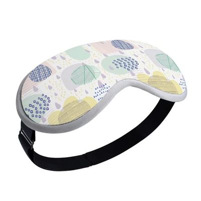BINOXY Heated Eye Mask, Cordless Heated Eye Mask,USB Steam Warm Compress for Puffy Eyes, Warm Therapeutic Treatment for Dry Eye (Color : D, Size : 21 * 9cm)