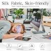 100 Pieces Silk Sleep Mask Eye Coverings for Sleeping Smooth Soft Eye Covers Mask with Elastic Strap for Sleeping Blocking Lights Travel Relax view 3