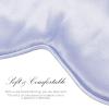 100 Pieces Silk Sleep Mask Eye Coverings for Sleeping Smooth Soft Eye Covers Mask with Elastic Strap for Sleeping Blocking Lights Travel Relax view 4