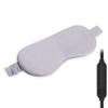 BINOXY Multifunctional Silk Heated Eye Mask,USB Steam Eye Mask with Temperature Control,for Dry Eyes, Sleep (Color : Gray, Size : 23 * 10.5cm) view 1