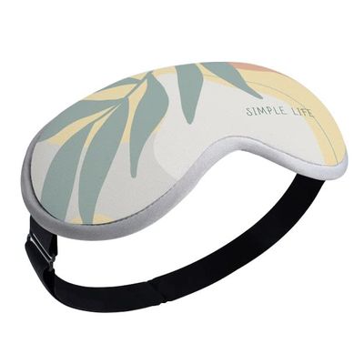 BINOXY Heated Massage Eye Mask,3D Contoured Eye Massager for Dry Eyes with 3 Heat Settings,USB Warm Eye Compress for Sleep,Dry Eyes, Tired Eyes,MGD (Color : H, Size : 21 * 9cm)