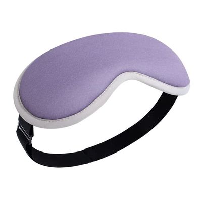 BINOXY Heated Massage Eye Mask,3D Contoured Eye Massager for Dry Eyes with 3 Heat Settings,USB Warm Eye Compress for Sleep,Dry Eyes, Tired Eyes,MGD (Color : Purple, Size : 21 * 9cm)