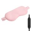 BINOXY Multifunctional Silk Heated Eye Mask,USB Steam Eye Mask with Temperature Control,for Dry Eyes, Sleep (Color : Pink, Size : 23 * 10.5cm) view 1