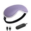 BINOXY Heated Eye Mask,USB Rechargeable Multifunctional Heated Eye Mask with Temperature Control,for Dry Eyes, Sleep (Color : Purple, Size : 21 * 9cm) view 1