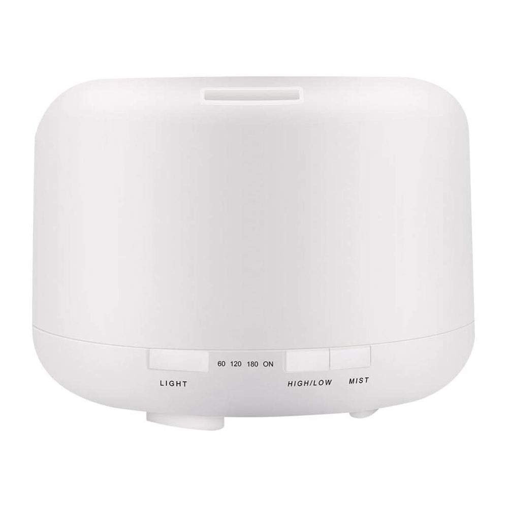 500ml Ultra Aroma Diffuser with Continuous Aromatherapy Whisper-Quiet 2 Mist Outputs BPA Free Waterless Auto Shut-Off 7 Color Light Aromatherapy Diffuser
