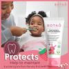 BOTAO Fluoride Free Baby Toothpaste | Natural Toddler Toothpaste | Strawberry Flavored - Training Toothpaste for Toddlers | EWG Verified, Vegan, SLS Free, Safe to Swallow, Aloe Vera (3 Pack) view 4