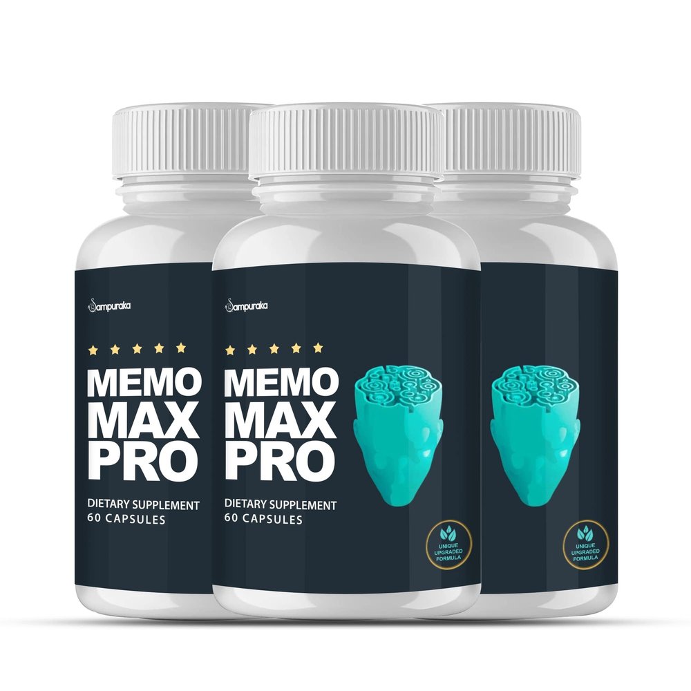 Memo Max Pro Advanced Formula Supplement 3 Packs 90 Days Supply