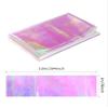 Outus Iridescent Cellophane Film Rainbow Cellophane Wrapping DIY Craft Decorations for Gift Baskets Fairy Butterfly Supply Party Festival celebrations(39 x 394 Inch,Pink) view 2