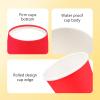 Prgery 50 Pack 3oz Red Paper Cups,Mouthwash Cups, Disposable Bathroom Cups,Small Paper Cups 3oz Ideal for Bathroom,Supermarket,Birthday Party,Picnic and BBQ view 3