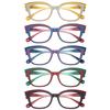 Eyekepper 5-pack Reading Glasses for Women Cat Eye Stylish Readers +3.75 view 4