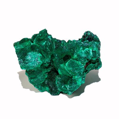 Apengshi Natural Malachite Crystal Stone 0.22-0.33lb Raw Malachite Stone Irregular Rough Malachite Mineral Specimen Original Shape Healing Crystal Gem Worry Relief Stress with Gift Box