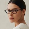 2SeeLife Premium Cat Eye Reading Glasses for Women  Narrow-Medium Fit, Sturdy Frame, Spring Hinges, Stylish Funky Readers, Brown Tortoise, +0.50 view 3