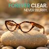 2SeeLife Oversized TR-90 Cat Eye Reading Glasses for Women  Medium-Wide Fit, Sturdy Frame, Premium Geometric Readers, Brown Tortoise, +0.50 view 2