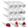 SWEET FLAVOR 200 Pieces Teardrop Spoon Set, 1.5 Ounce, Asian Dessert Spoons for Home, Kitchen, or Restaurant, Plastic Appetizer Spoons, Plastic Tasting Spoons Disposable, and Recyclable (White) view 1