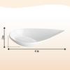 SWEET FLAVOR 200 Pieces Teardrop Spoon Set, 1.5 Ounce, Asian Dessert Spoons for Home, Kitchen, or Restaurant, Plastic Appetizer Spoons, Plastic Tasting Spoons Disposable, and Recyclable (White) view 3