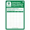 VSafety Defibrillator Inspection Tag Kit Pack of 10 view 1