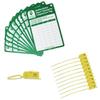 VSafety Defibrillator Inspection Tag Kit Pack of 10 view 2