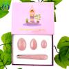 AOWNE Rose Quartz Yoni Egg Crystal Wands Massage Jade Eggs Ball for Women Kegel Exercise Massager,Emas