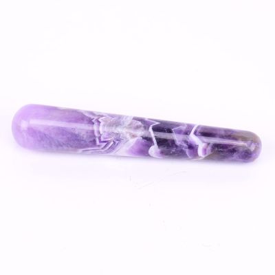 AOWNE Natural Amethyst Stick Yoni Wand Guasha Stone for Women Massage