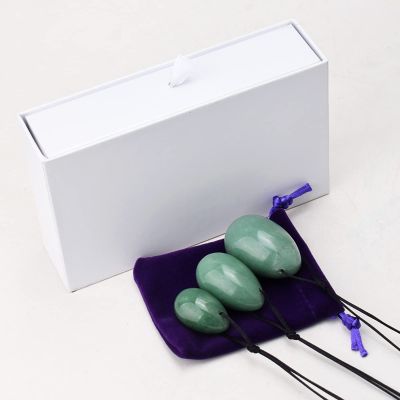 AOWNE Yoni Egg Rose Quartz Jade Eggs Ball Women Kegel Exercise Massage,with Gift Box,Moderate