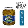 Del-Dixi - Lavinia Essentials Bundle: 4-Pack of Hamburger Slices 46 oz Glass Jar + 1 Utility Prop. view 3