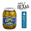 Del-Dixi - Lavinia Essentials Bundle: 4- Pack of Hamburger Slices 32 oz Glass Jar + 1 Utility Prop. view 3