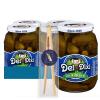 Del-Dixi - Lavinia Essentials Bundle: Pickles 4-Pack of Whole Sour Pickles in Glass Jar, 32 oz + 1 Utility Prop. view 1