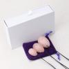 AOWNE Yoni Egg Rose Quartz Jade Eggs Ball Women Kegel Exercise Massage,with Gift Box,Moderate view 1